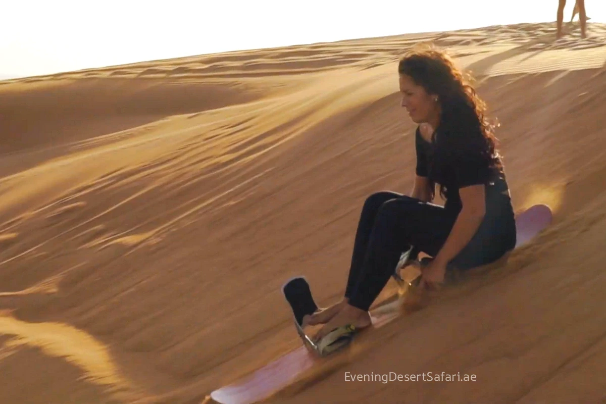 Sandboarding in Dubai