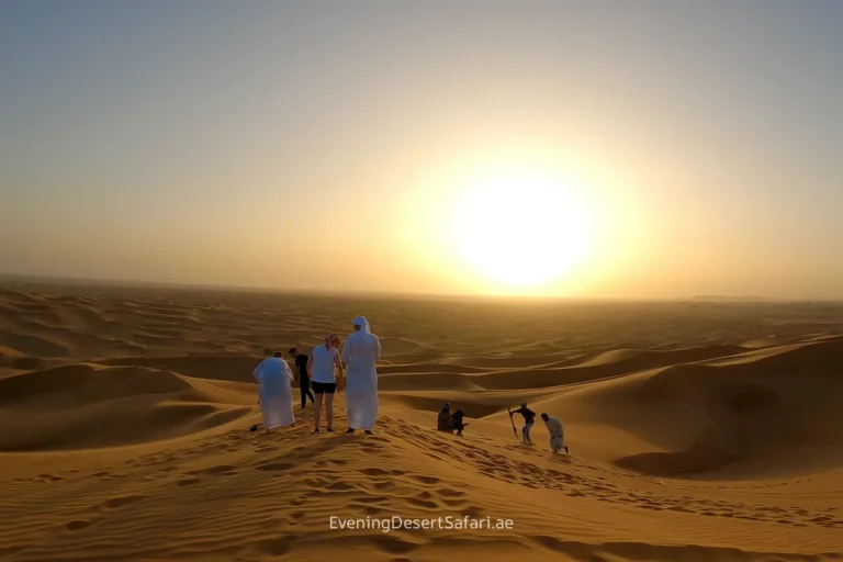 Dubai Desert Sunset