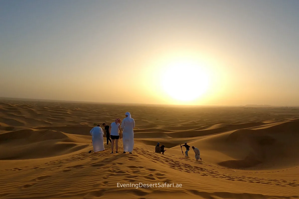 Dubai Desert Sunset